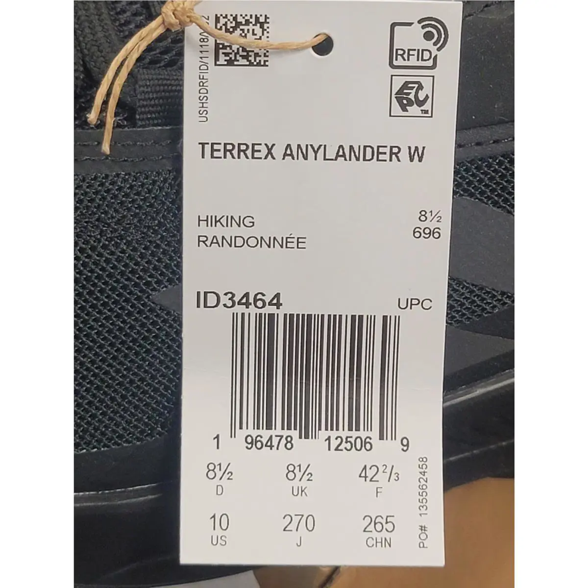 Adidas shoes - Terrex Anylander - Terrex Anylander - Core Black, Gray 4