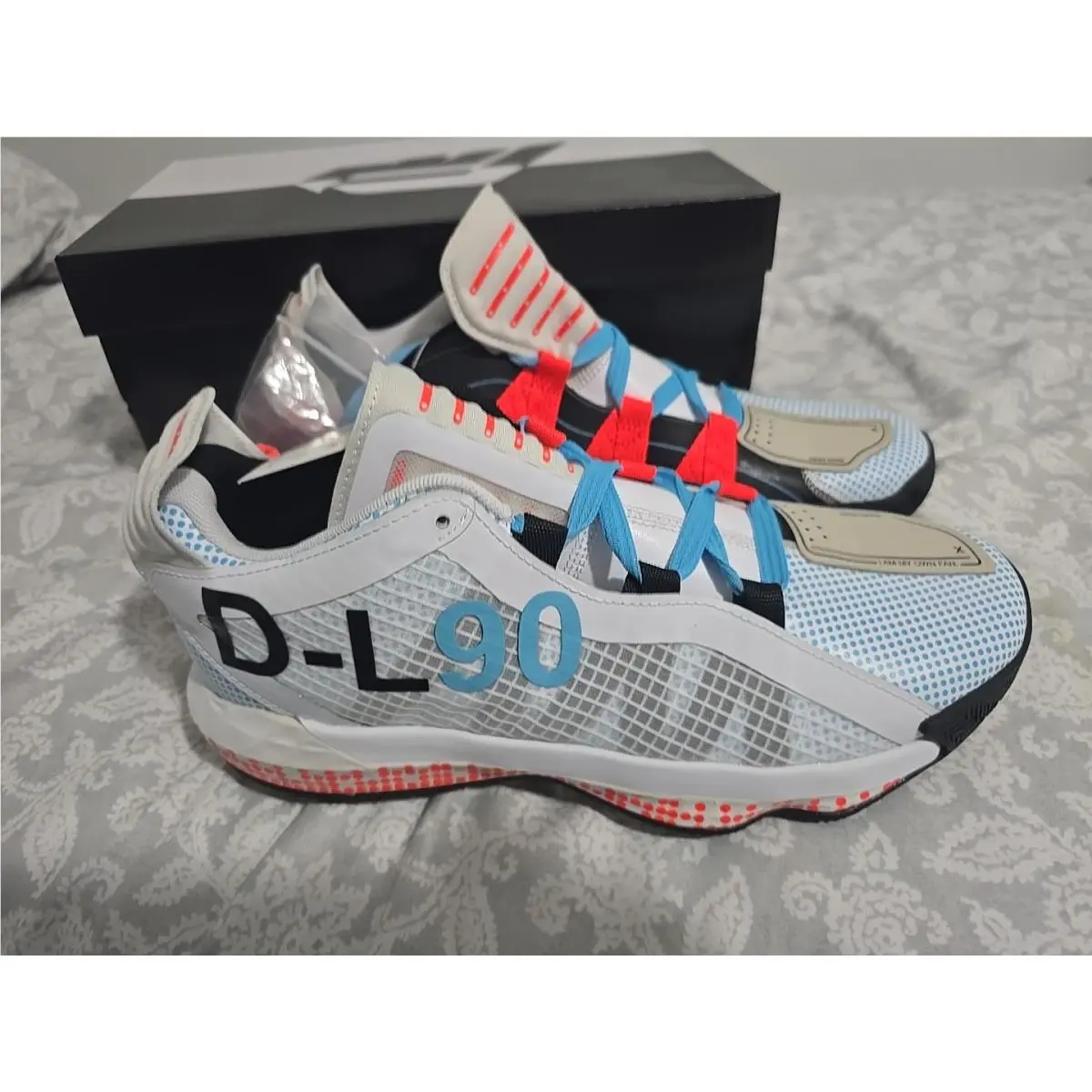 Adidas shoes - adidas Dame 6 - Dame - FW5749 - White, Manufacturer: Cloud White/Core Black/Solar Red 4