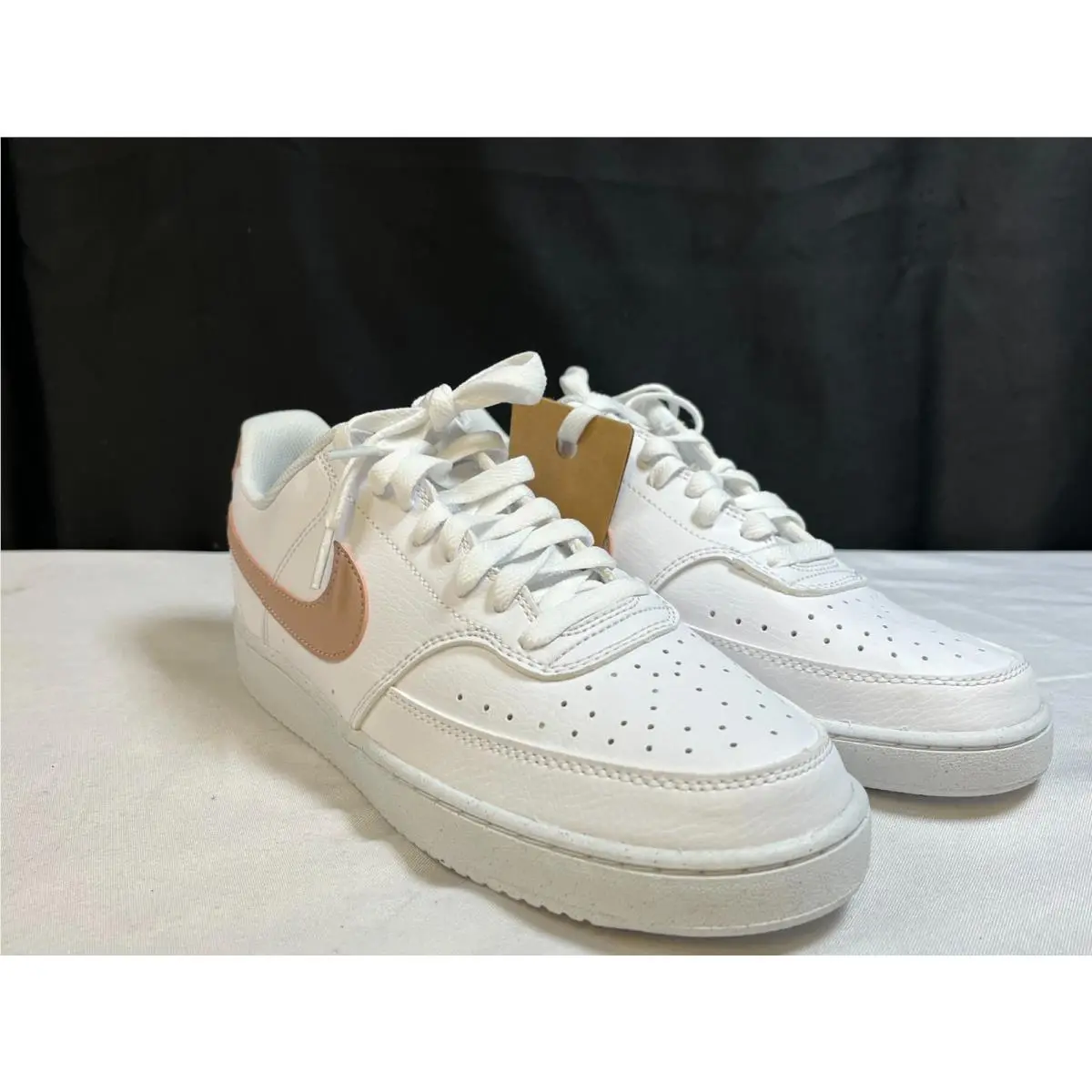 Nike shoes - Nike Court Vision Lo Next Nature - DH3158-102 - White Pink 1