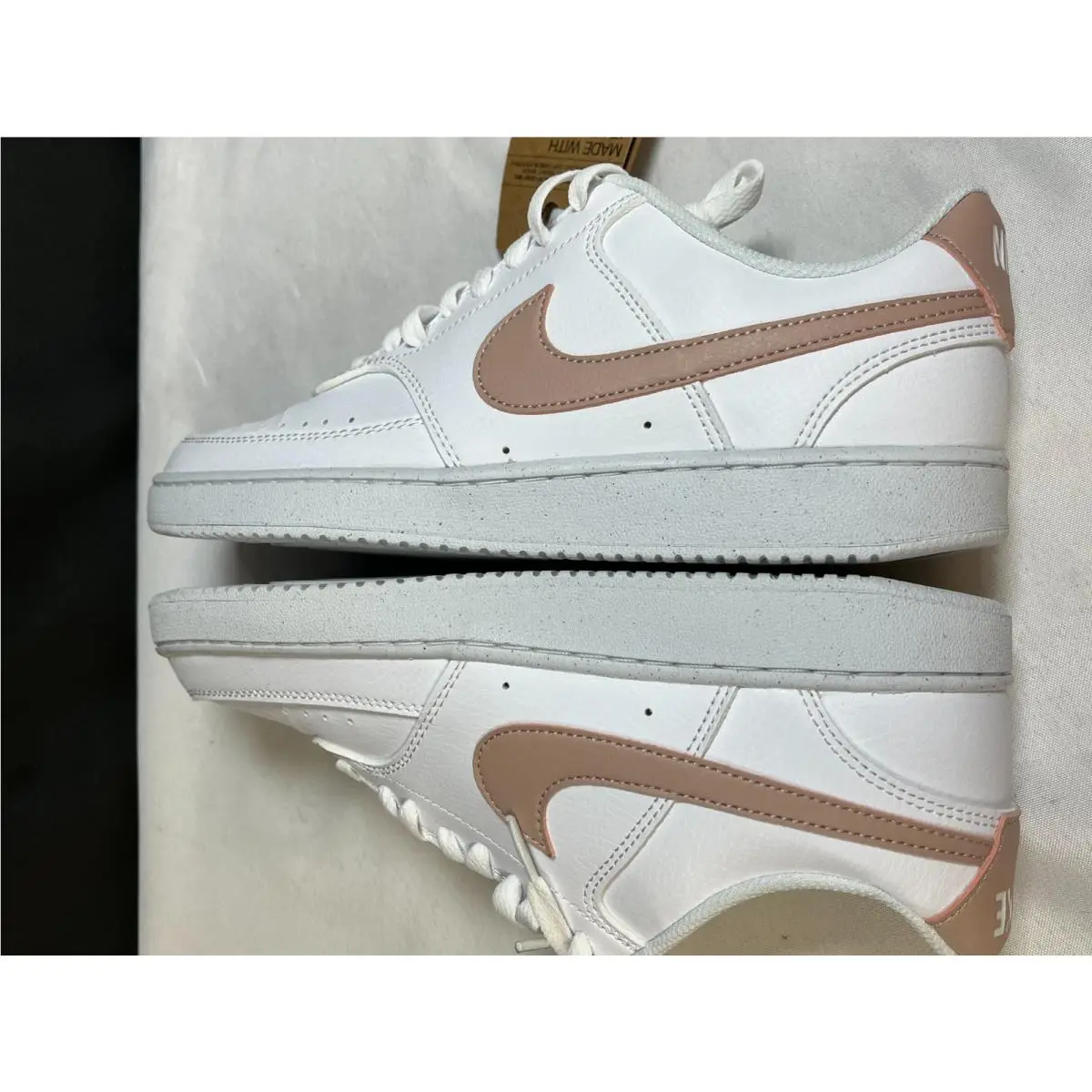Nike shoes - Nike Court Vision Lo Next Nature - DH3158-102 - White Pink 6