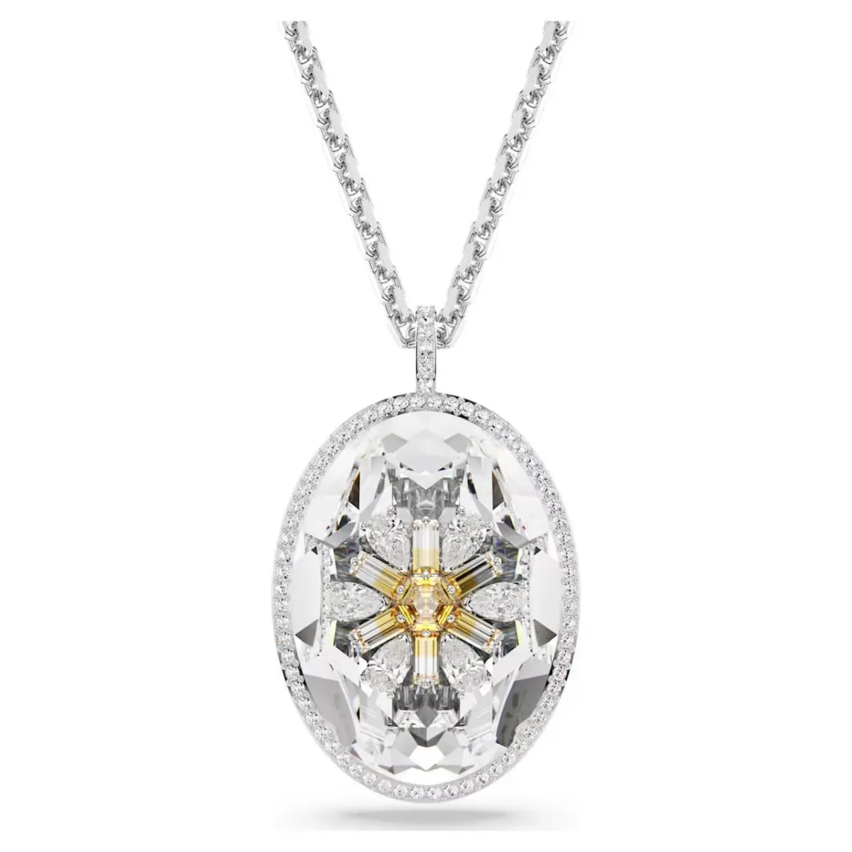 Swarovski Idyllia Pendant Flower Yellow Rhodium Plated- 5679917
