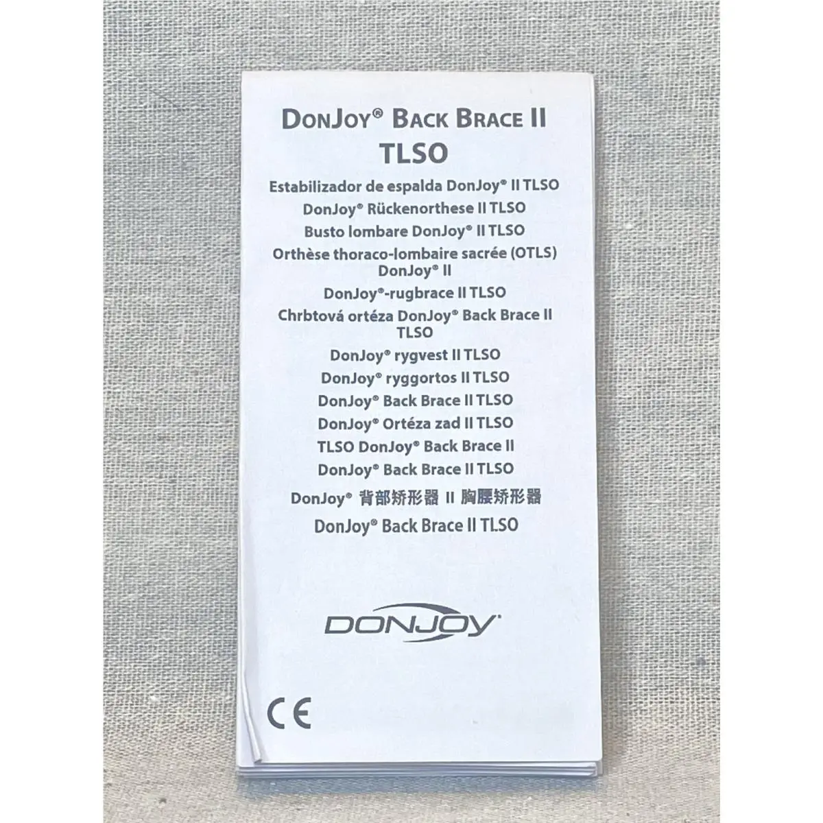 DonJoy  - Brace II TLSO - Brace TLSO - 11-1585-5 - Grey & Black 1