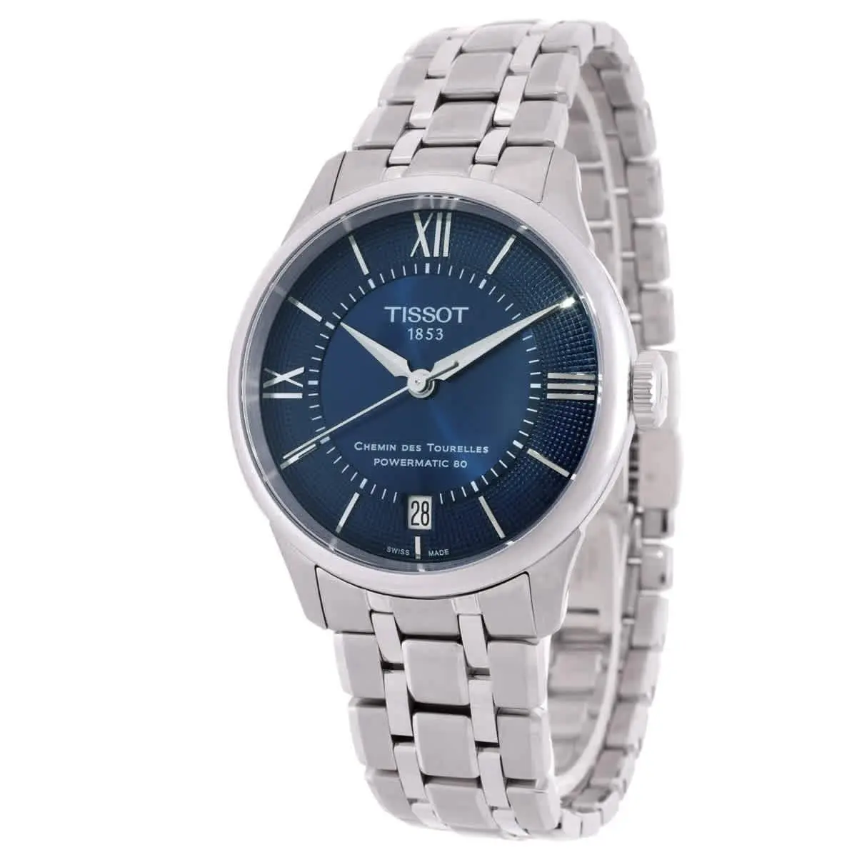 Chemin Des Tourelles Powermatic 80 Automatic Blue Dial Watch by Tissot