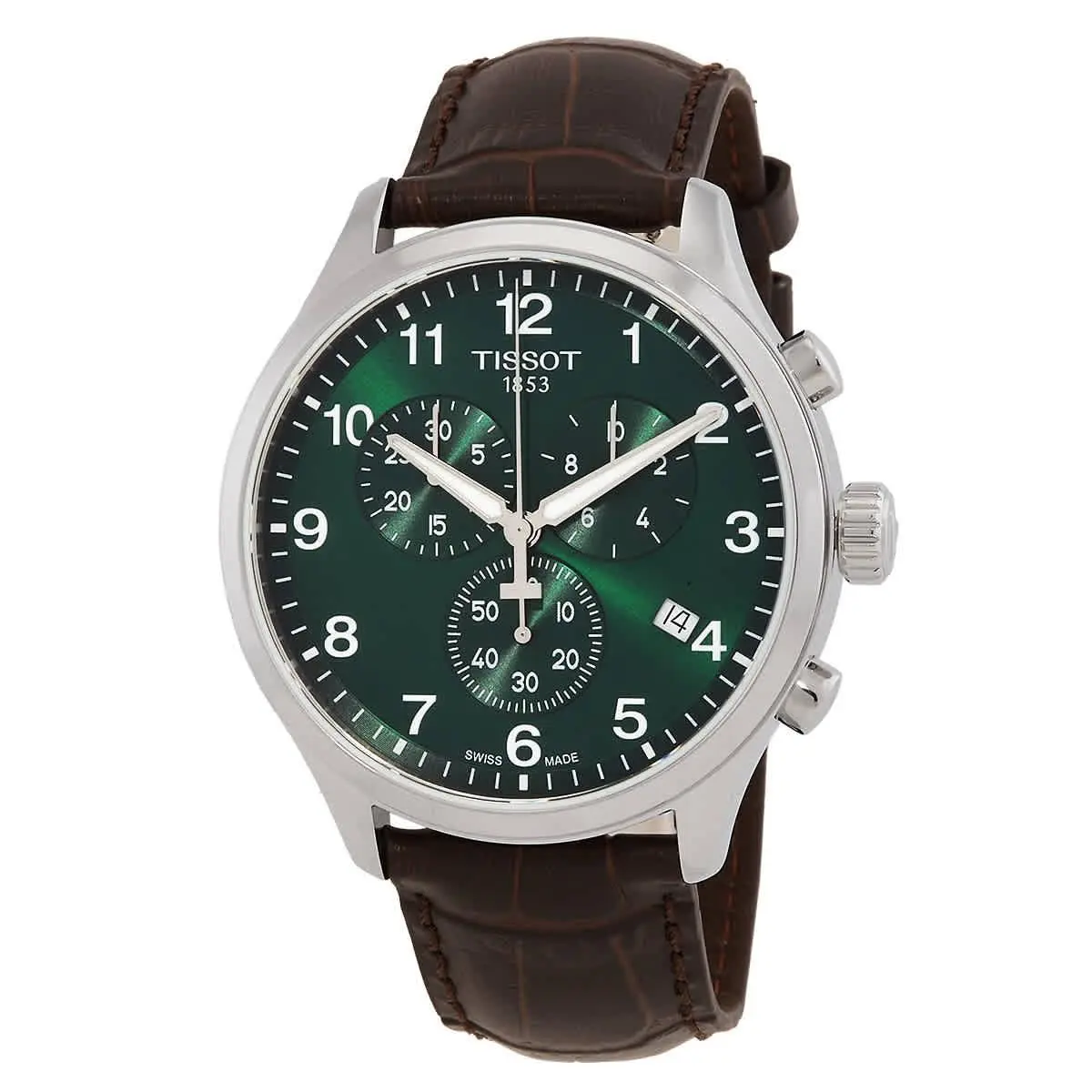 Tissot Chrono XL Classic Quartz Green Dial Men`s Watch T1166171609200