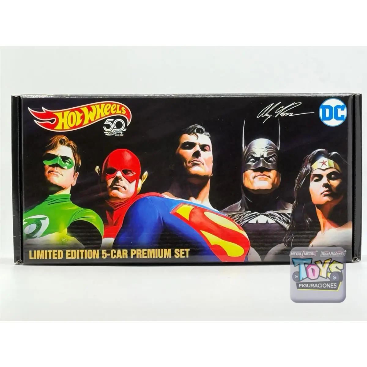 Hot Wheels 1:64 Premium DC Limited Edition Alex Ross 5 Car Box Set