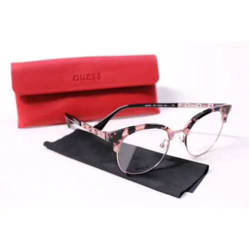 Guess GU2744 074 Eyeglasses Marble Pink Size: 49 - 19 - 140
