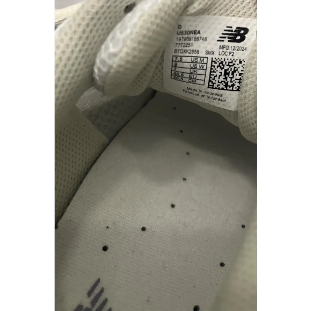New Balance shoes - New Balance 530 - Beige Grey White 5