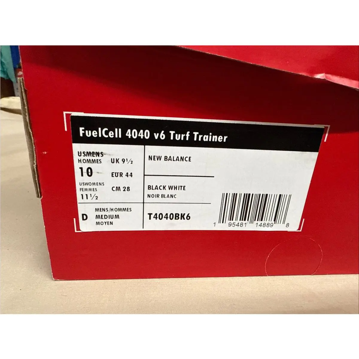 New Balance shoes - Fuelcell 4040 V6 - Fuelcell - T4040BK6 - Black (UPC: 0195481148898) 2
