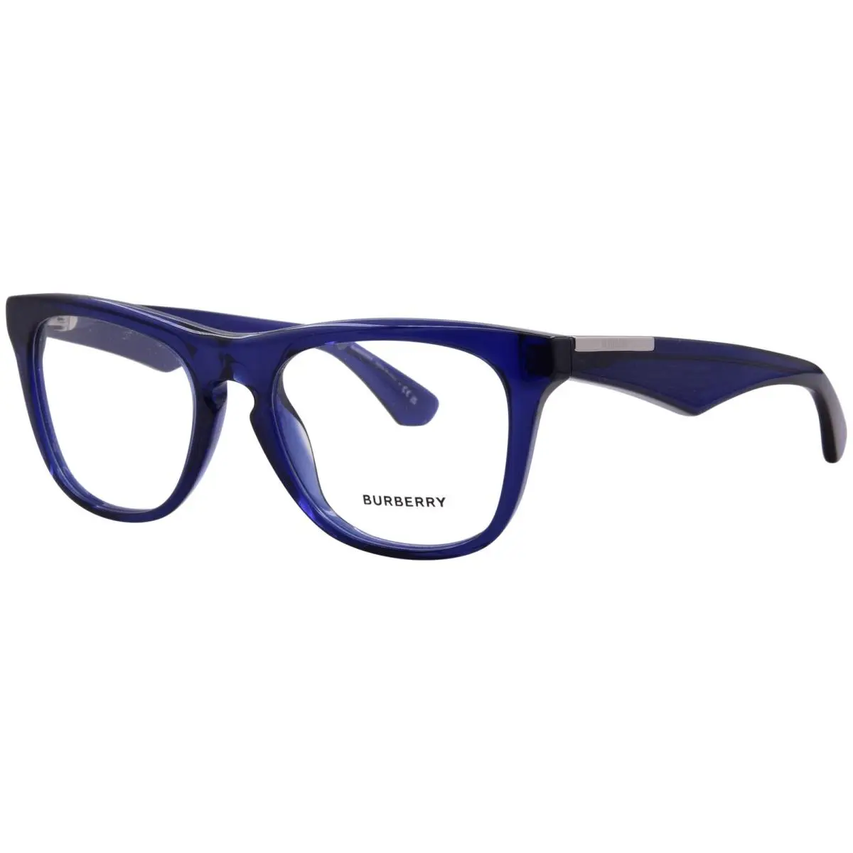 Burberry BE2409 4110 Eyeglasses Men`s Blue Full Rim Square Shape 53mm