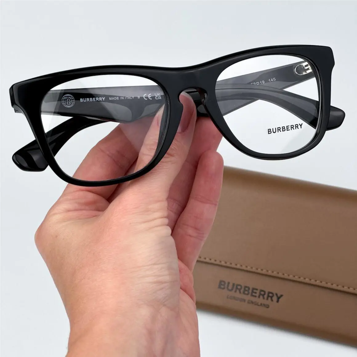 Burberry Women Eyeglasses Black Demo Square BE2409 3001