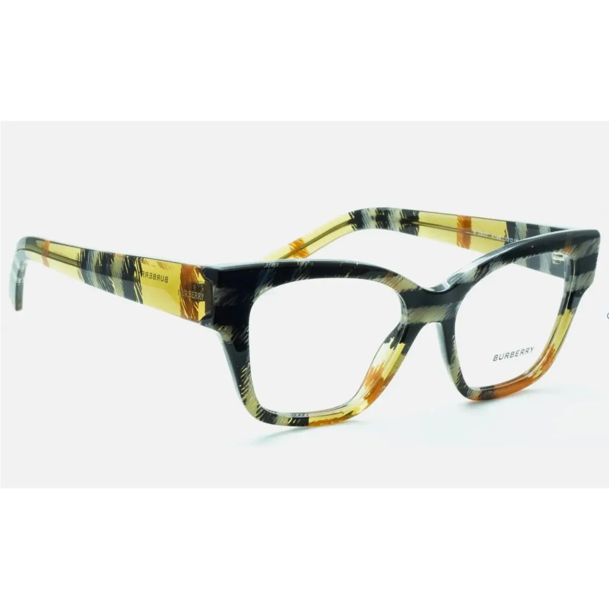 Burberry Eyeglasses B 2420 4146 54-16 140 Check Sand Plaid Pattern Frames
