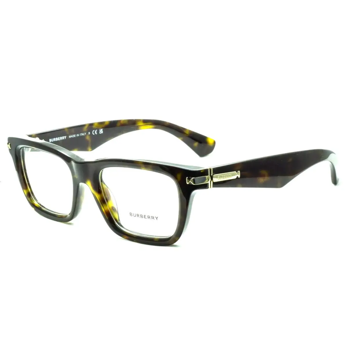 Burberry Eyeglasses B 2419 3002 53-19 145 Dark Havana Tortoise Gold Frames