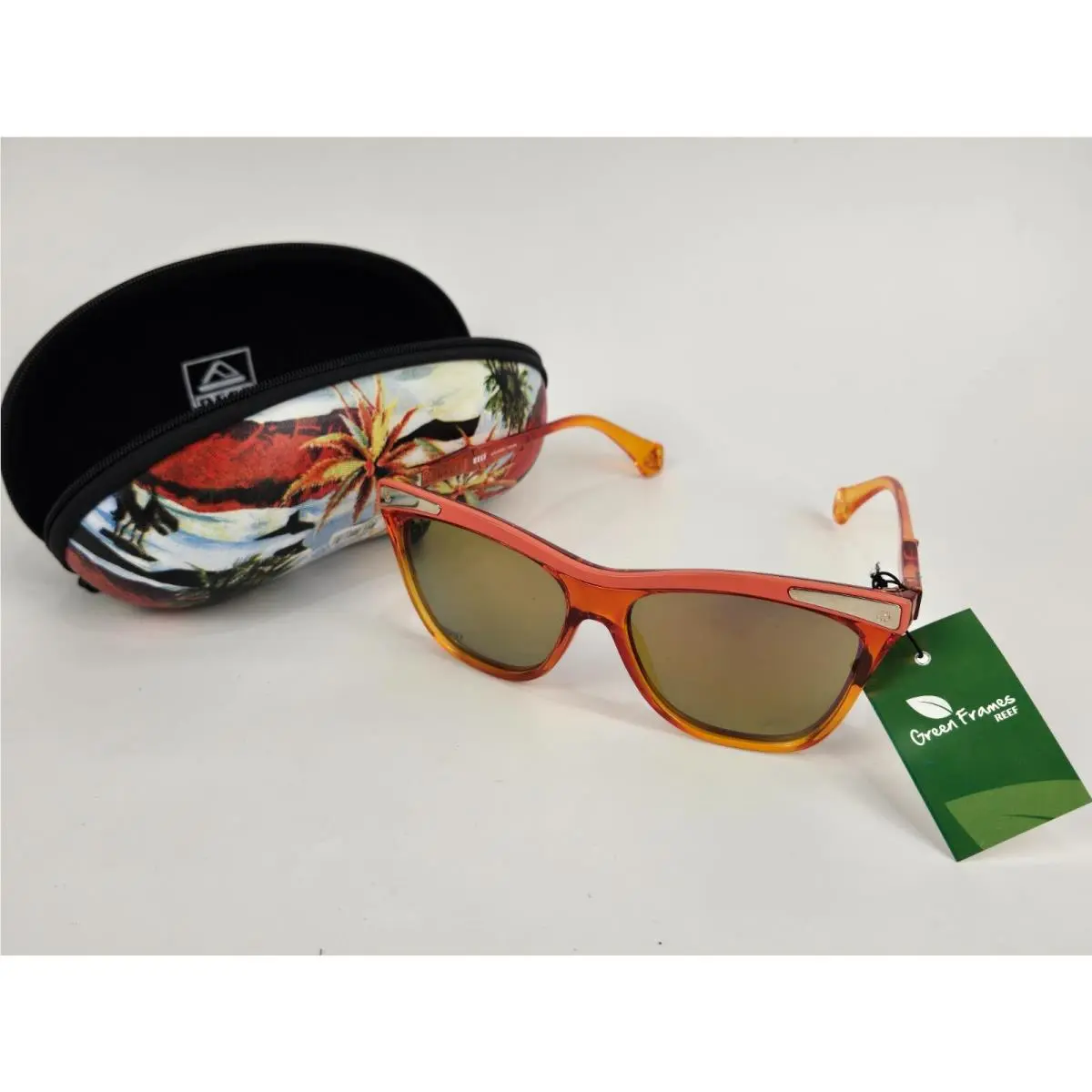 Reef by Raniari Senioritas M.199 C.003 55-16 141 Orange Sunglasses Argentina by Oakley