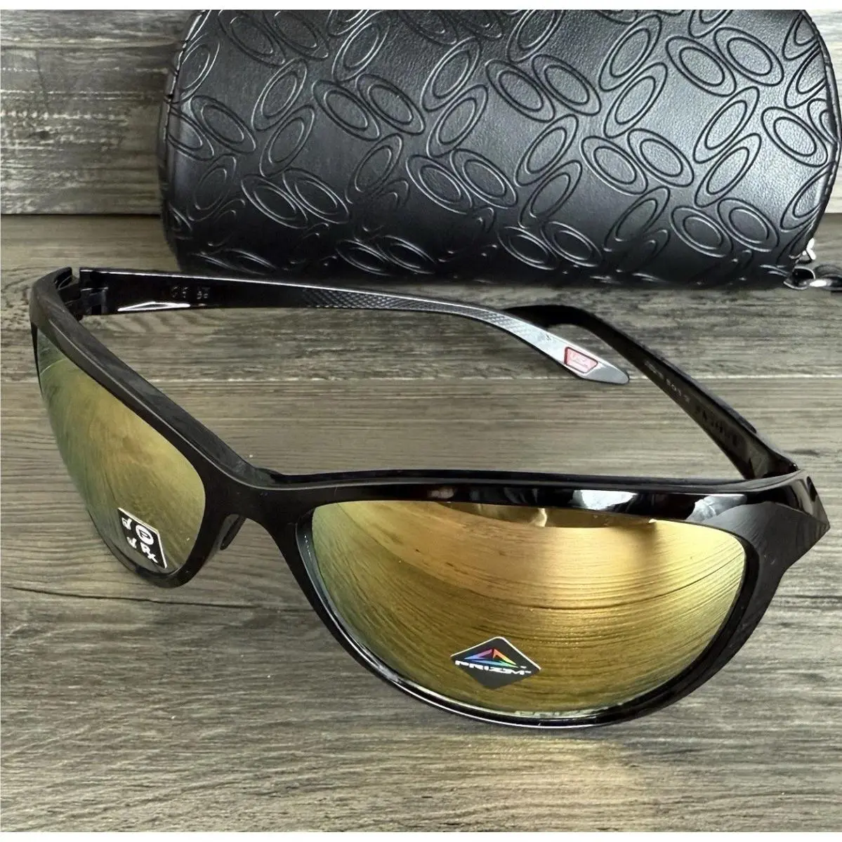 Oakley Sunglasses Pasque OO9222-0160 Polished Black w/ Prizm Rose Gold Polarized
