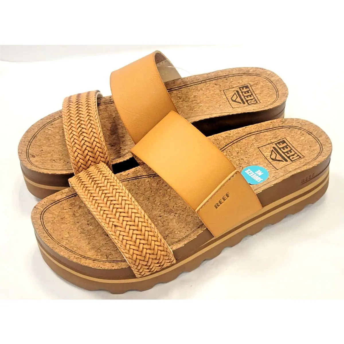 Reef Womens Cushion Vista Hi Natural Braid 9