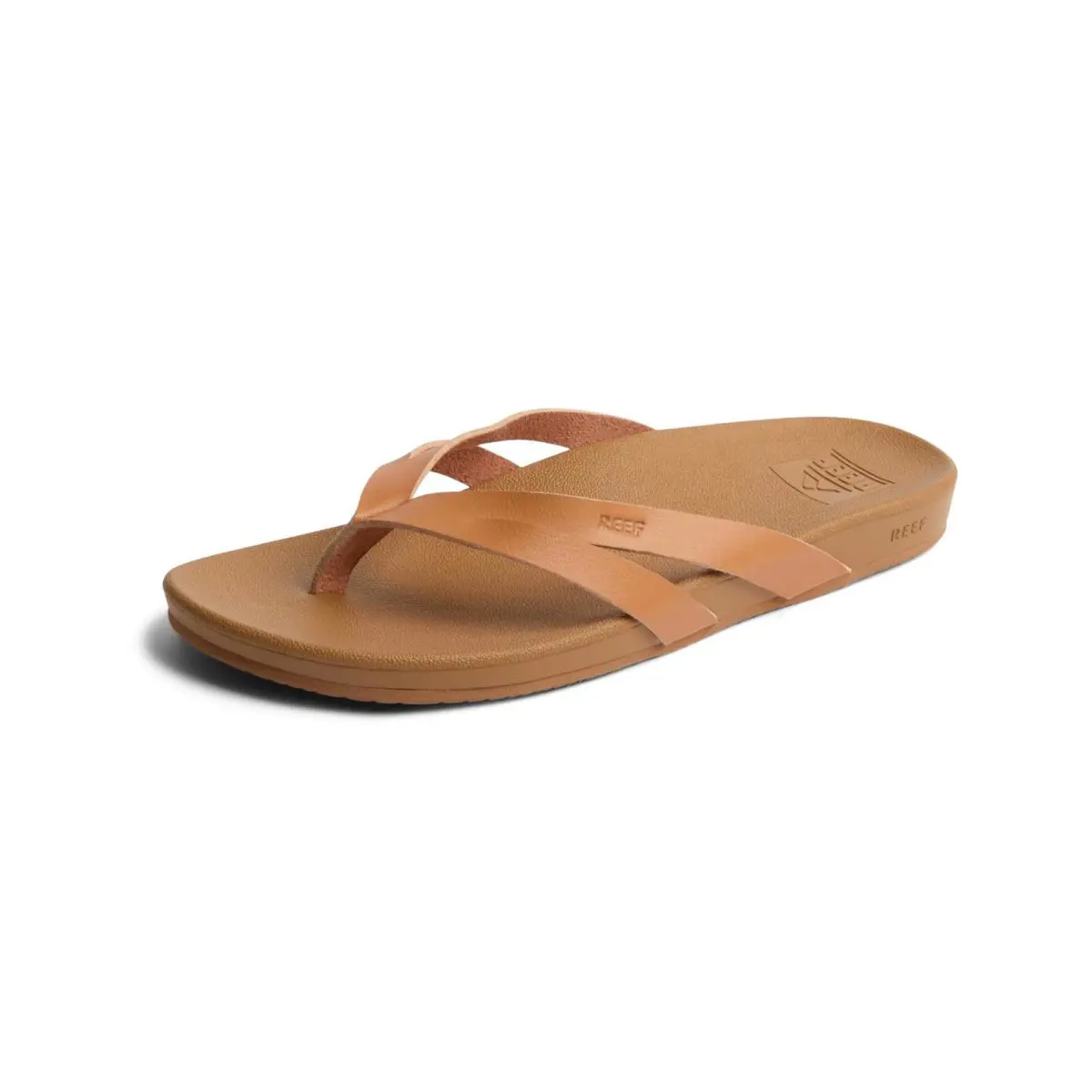 Reef Women`s Cushion Spring Joy Flip-flop Natural/tan 8