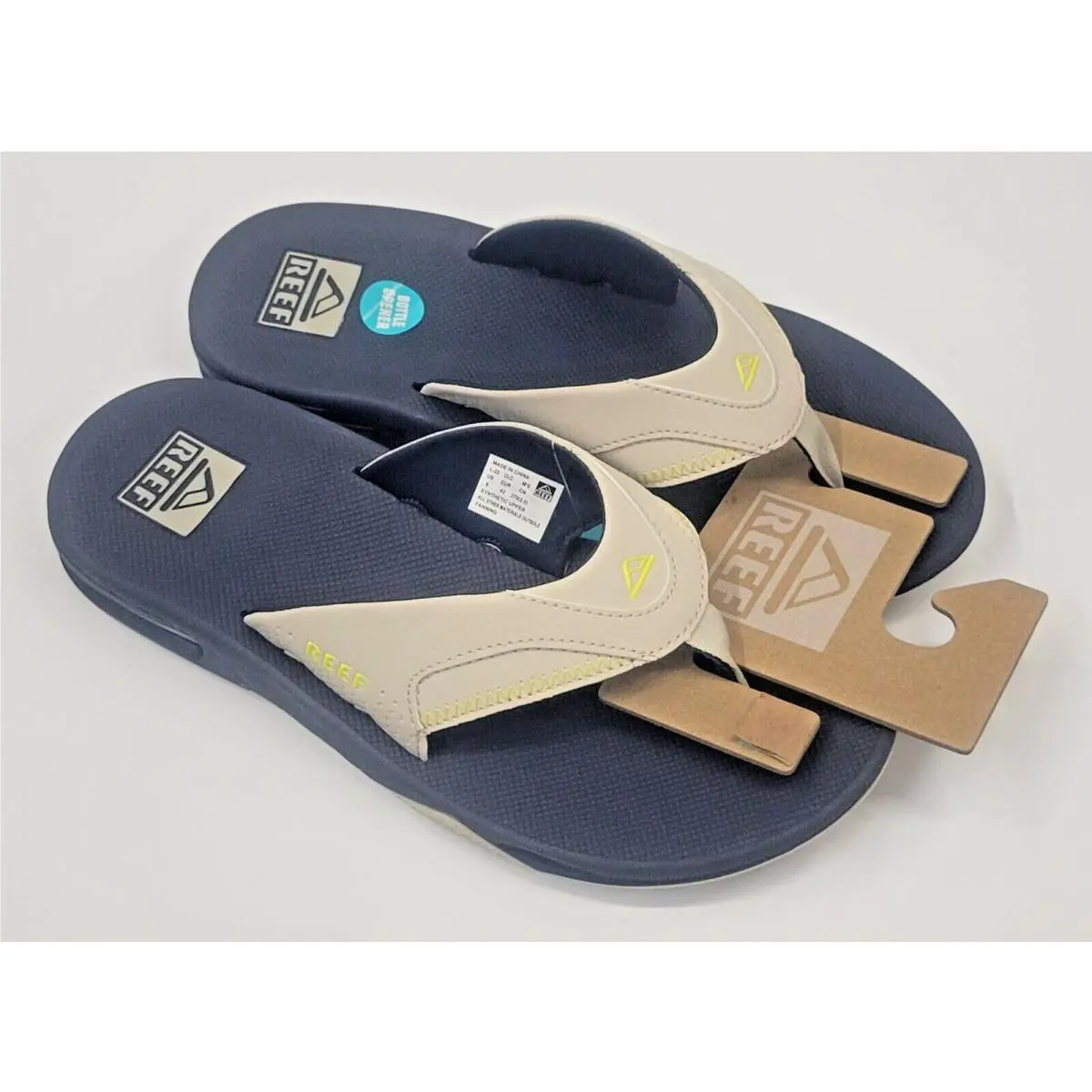 Reef Mens Fanning Navy Oak Lime 13