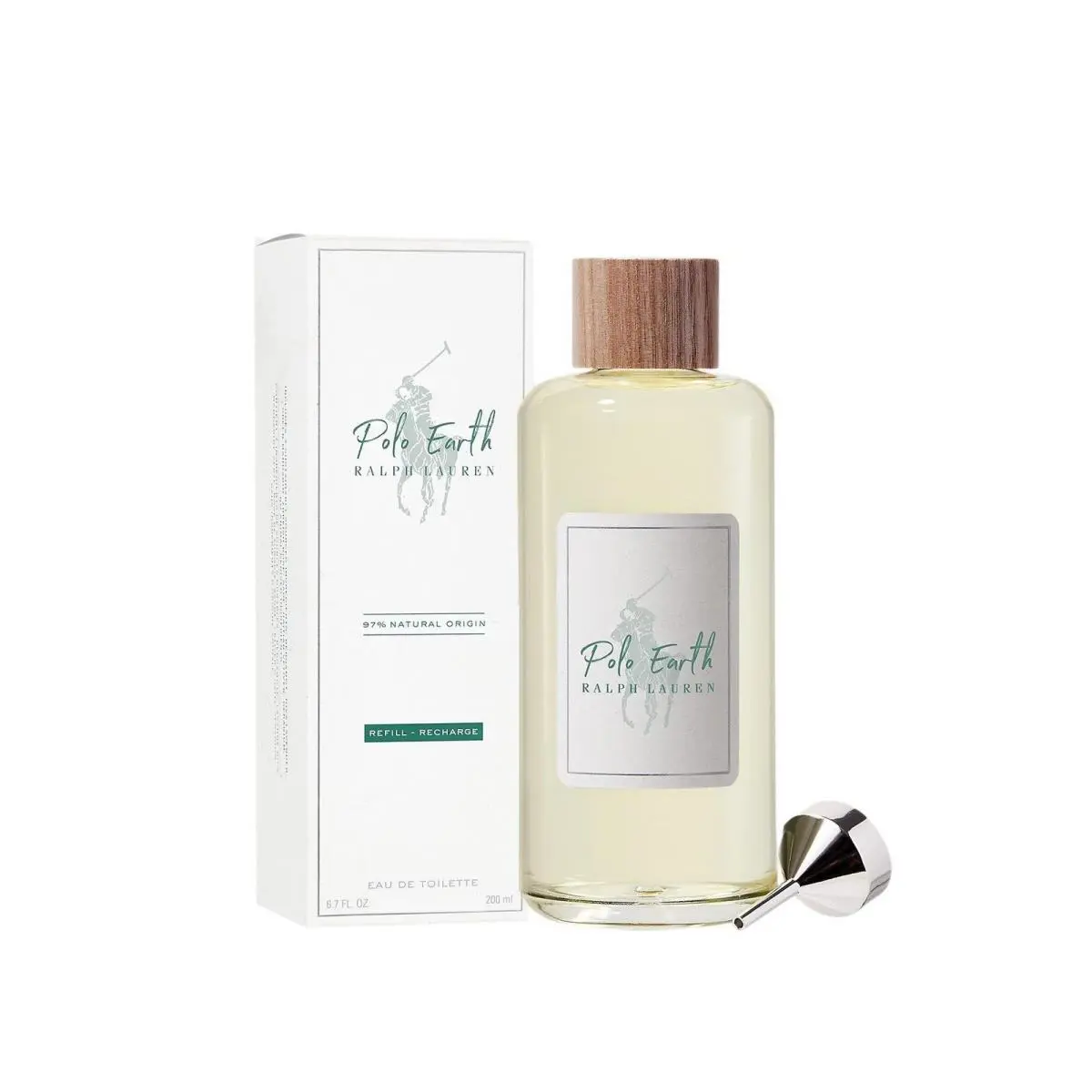 Polo Earth by Ralph Lauren 6.7 oz Edt Refill Unisex Perfume 200 ml