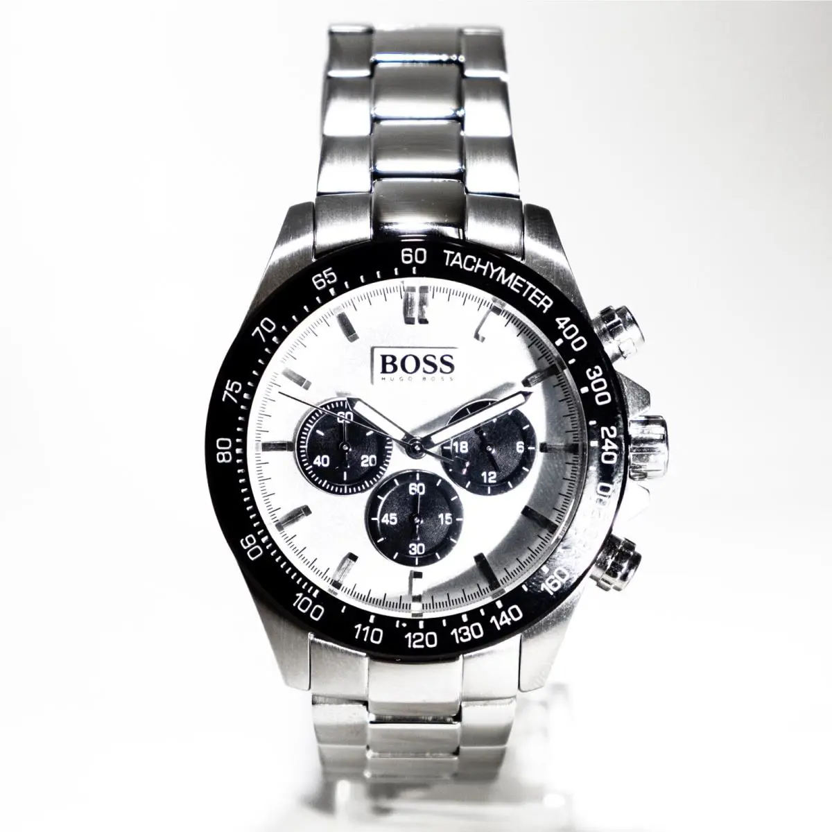 Mens 1512964 Chronograph 44mm Silver-dial Hugo Boss