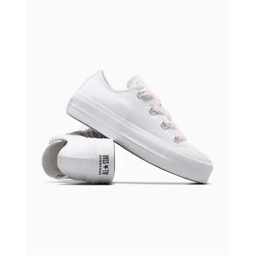 Converse shoes - Converse All Star Crochet OX - A14830C - White/White/Blush Hush (UPC: 194435429786) 1
