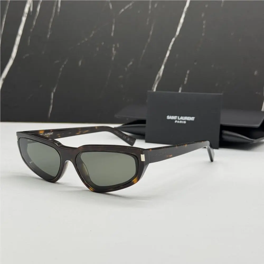 SL634 Nova 002 Saint Laurent Sunglasses Havana Eyewear Saint Laurent SL 634 by Yves Saint Laurent