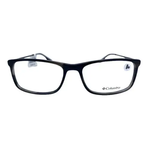 Men`s  C8030 026 Black/gray Demi Rectangular Eyeglasses Frames by Columbia