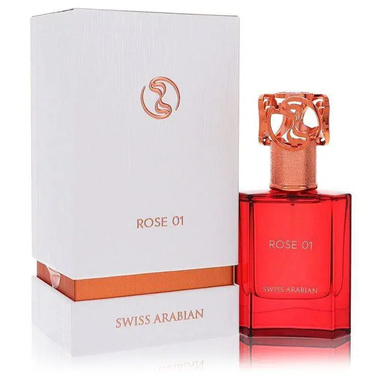 Rose 01  Eau De Parfum Spray Unisex 1.7 oz Men by Swiss Arabian