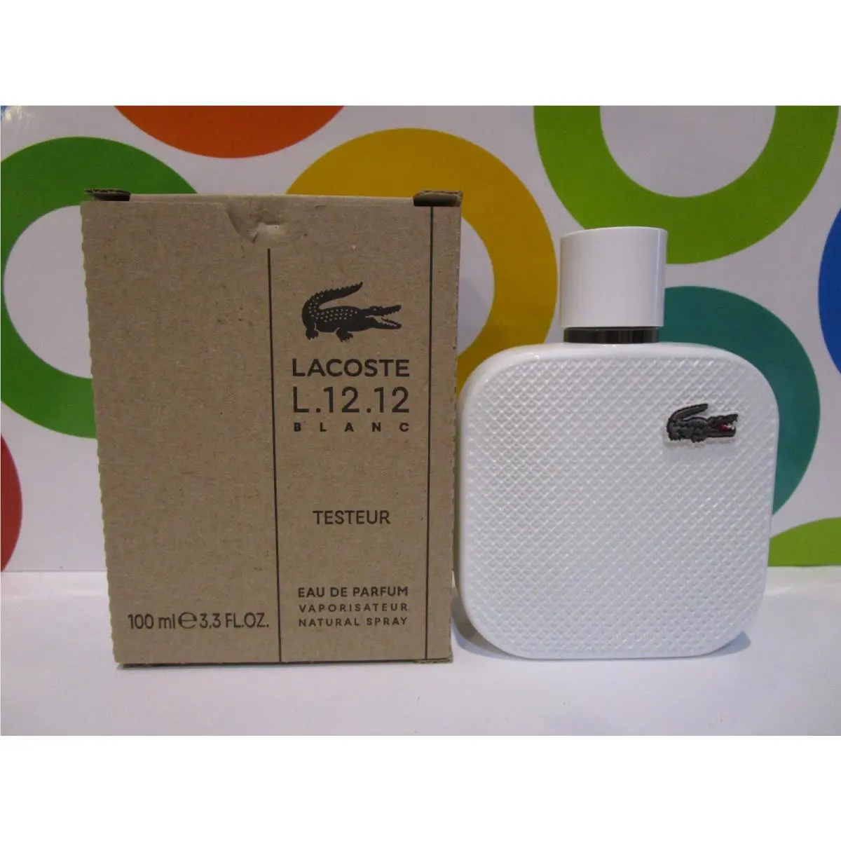 Lacoste L.12.12 Blanc Eau DE Parfum Spray 3.3 OZ