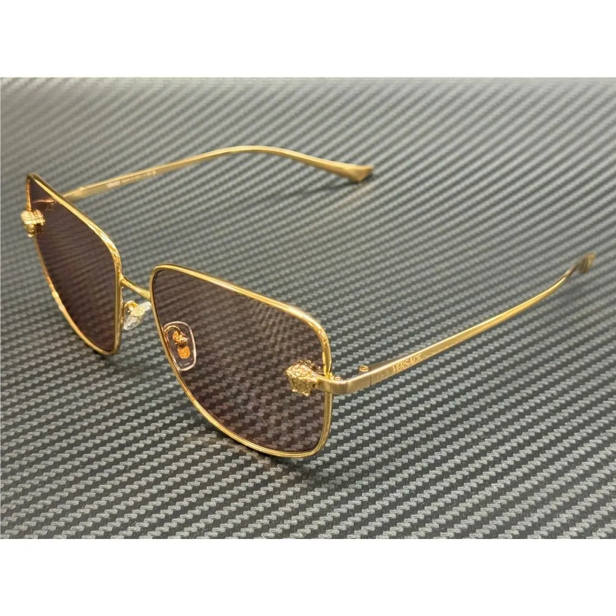 Versace VE2282 1002 5 Gold Pink Silver Women`s 59 mm Sunglasses