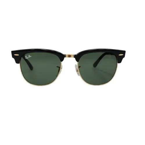 Ray-ban Sunglasses Mega Clubmaster RB 0316S 901/31 Black Gold 53mm W/case