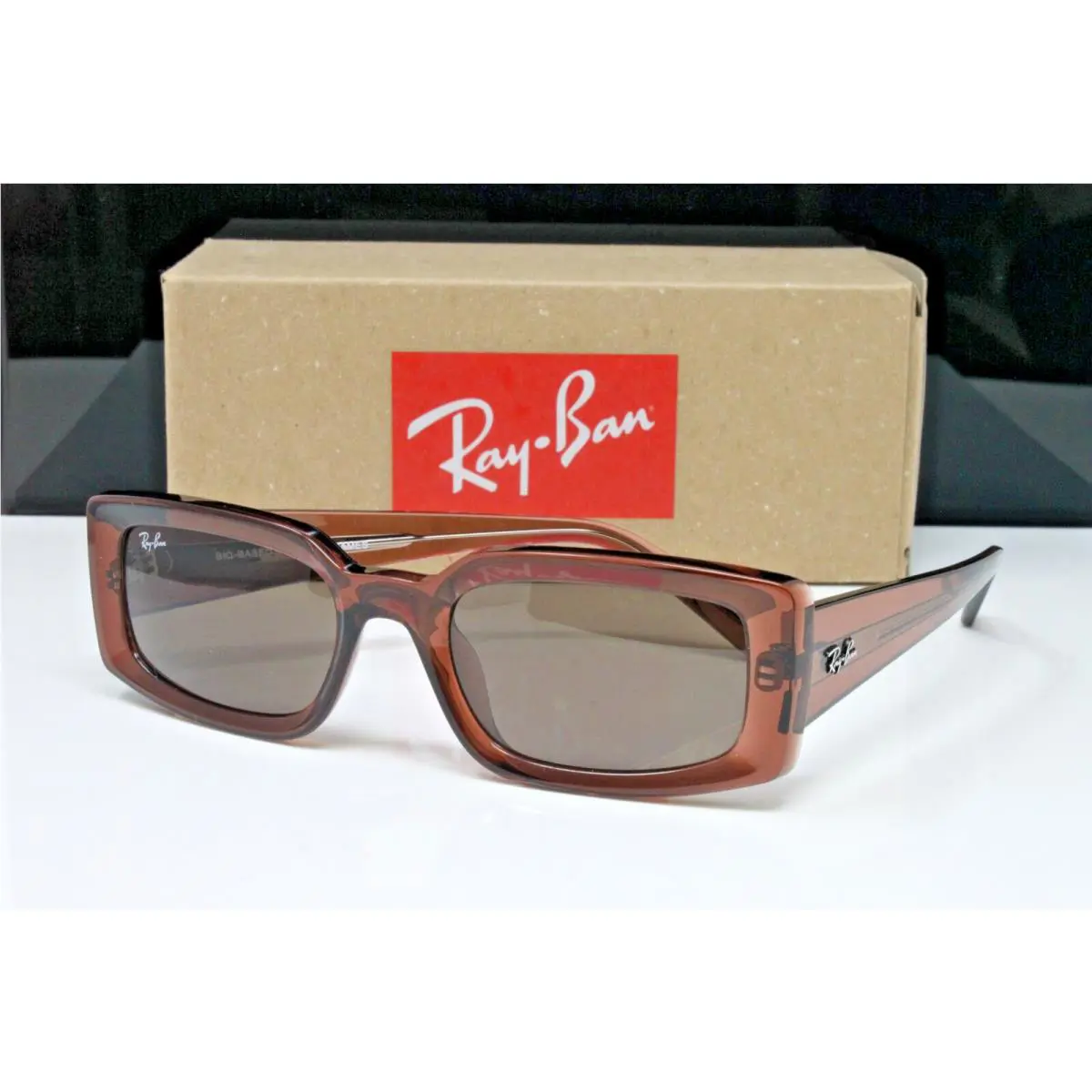 Ray Ban Sunglasses Kiliane Women`s Transparent Brown 54mm RB4395F-667873