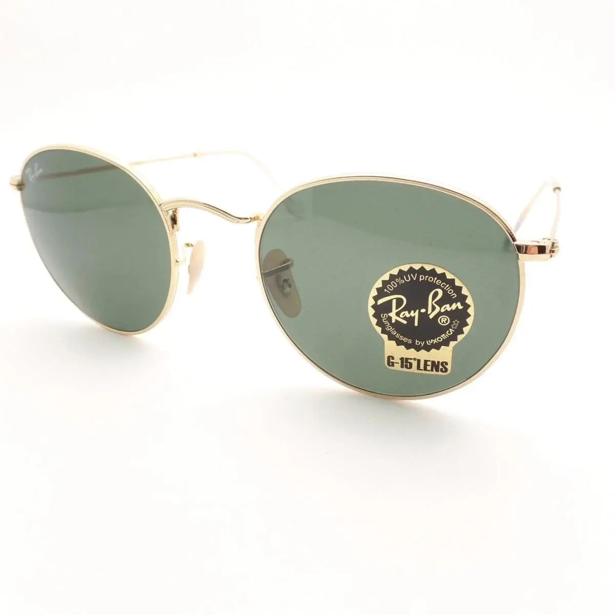 Ray Ban 3447 001 Gold G15 Green 50mm Sunglasses