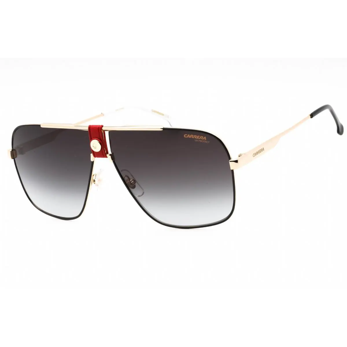 Carrera 1018/S Y11/9O Sunglasses Gold Red Frame Dark Grey Gradient Lenses 63mm