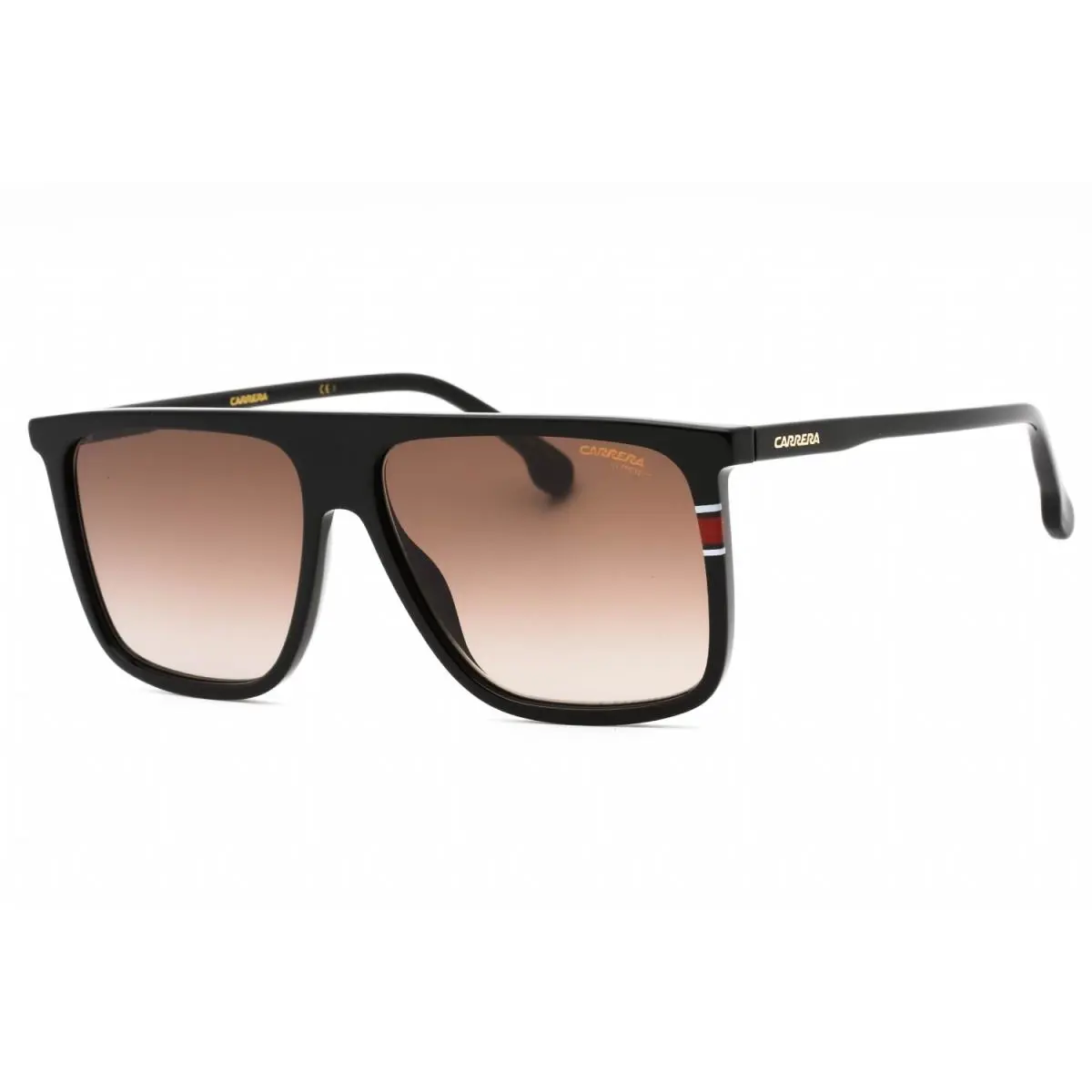 Carrera 172/N/S 807/HA Sunglasses Black Frame Dark Brown Lenses 58mm