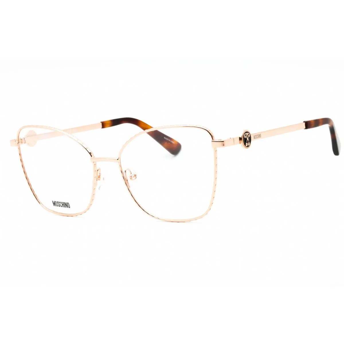 Moschino MOS587-DDB-53 Eyeglasses Size 53mm 16mm 140mm Gold Women