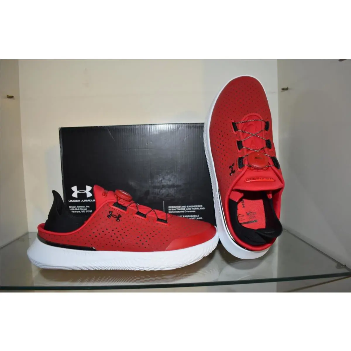 Under Armour shoes - Under Armour Men`s Slipspeed Training Shoes - 3026197 601 - Red 0