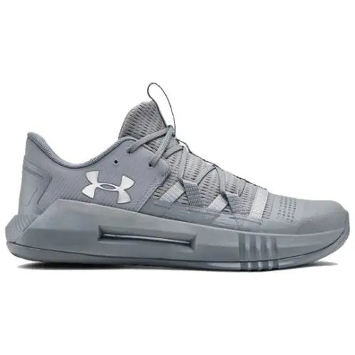 Women Under Armour Block City 2.0 Volleyball Shoes Size 7 Grey 3021377 101 - Gray