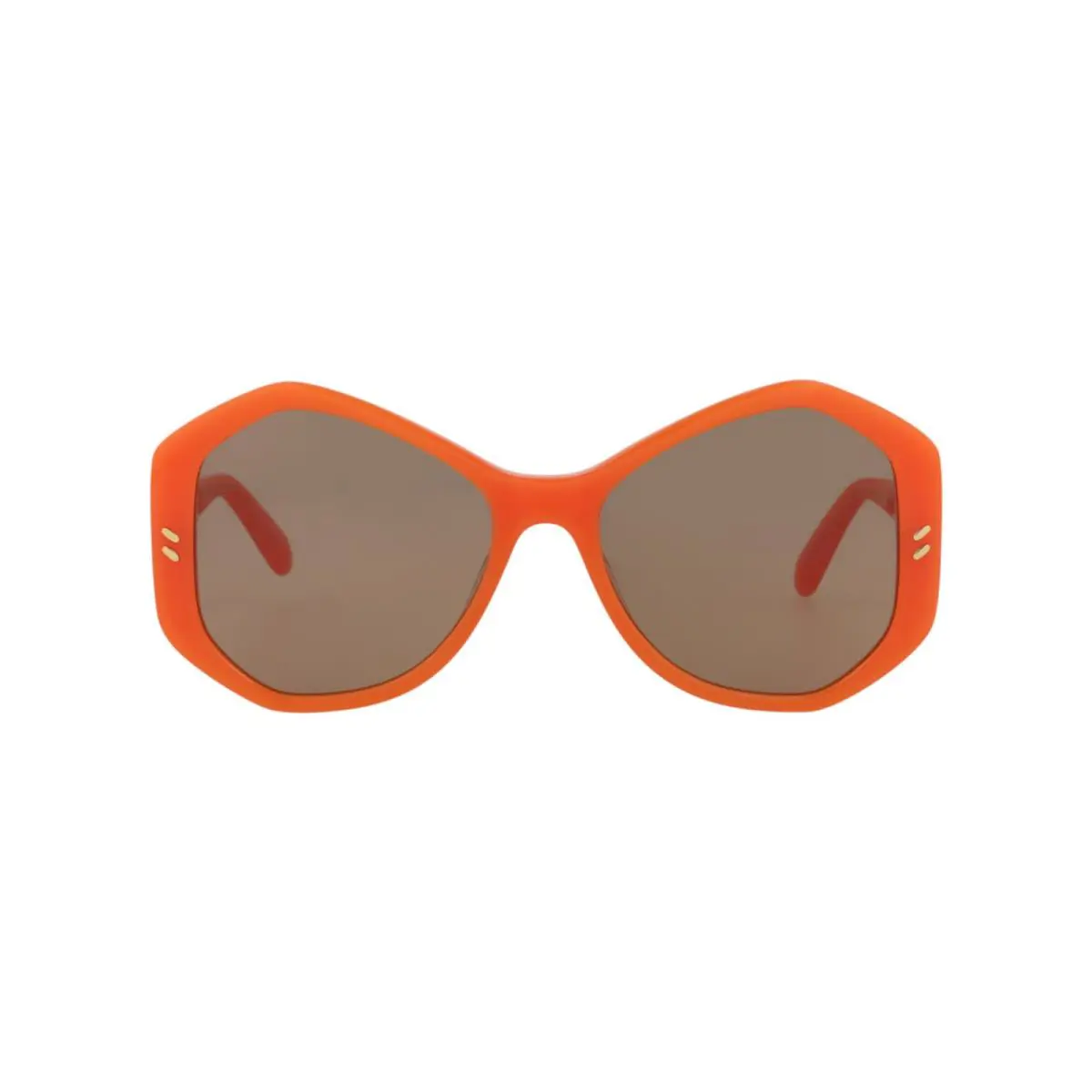 Stella Mccartney Womens Round/oval Orange Orange Brown Fashion Designer Eyewear by Stella McCartney