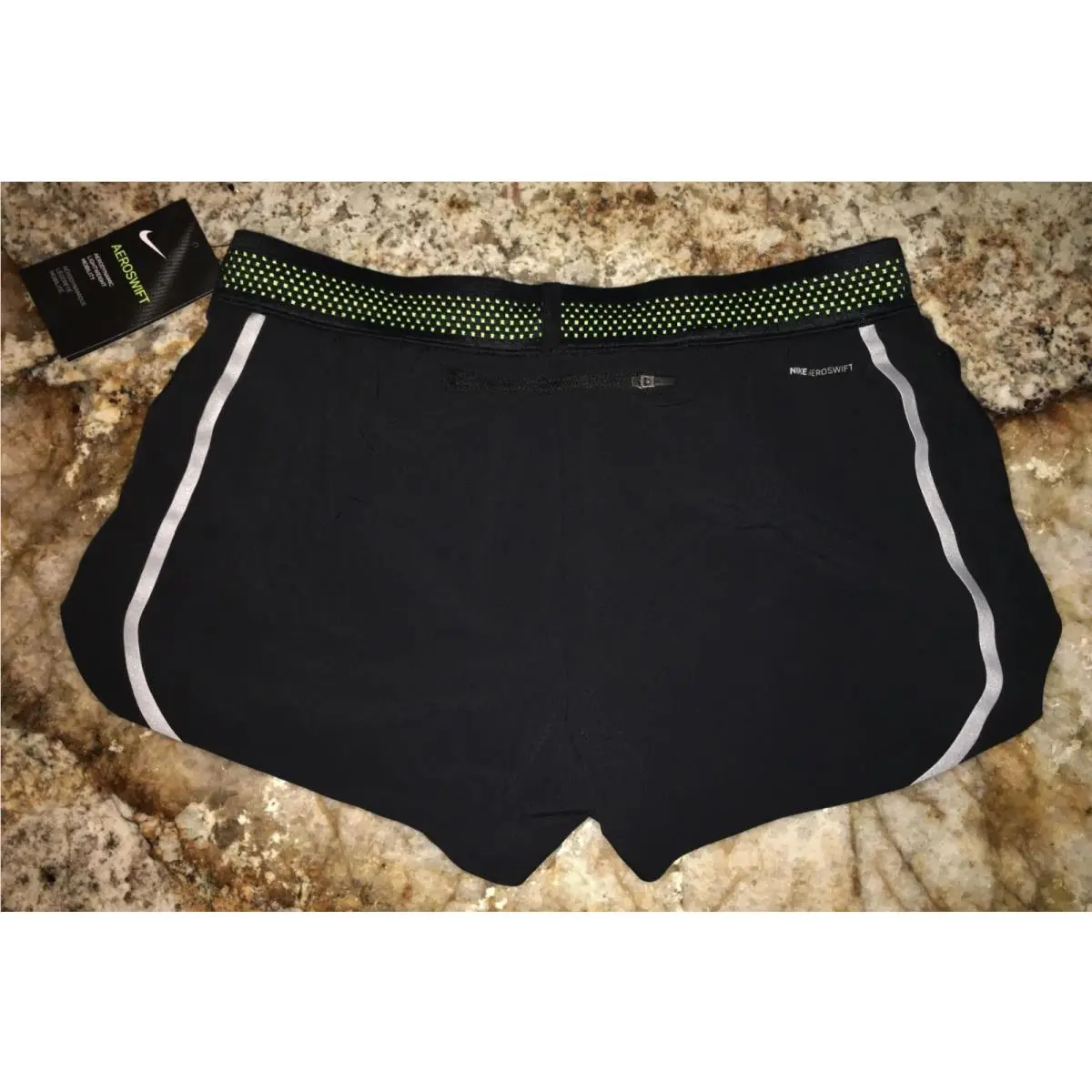 Nike clothing - NIKE Woven AeroSwift Running Shorts - 719564 - Black, Main: Black 3