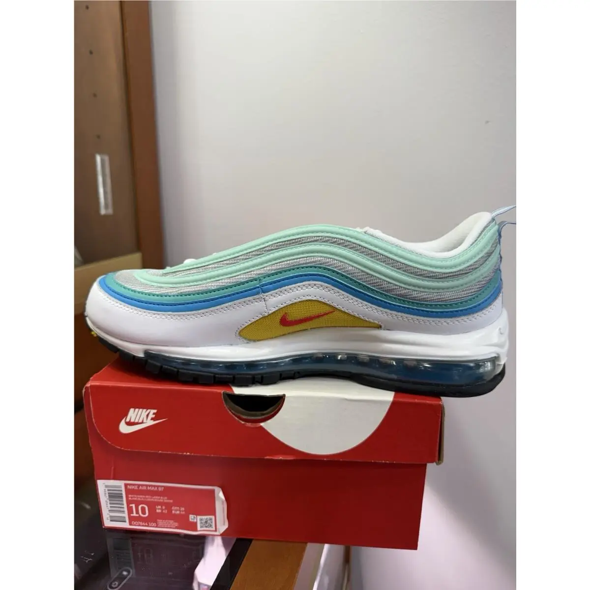 Nike shoes - Nike Air Max 97 - Air Max - DQ7644-100 - White Siren Red Laser Blue 1