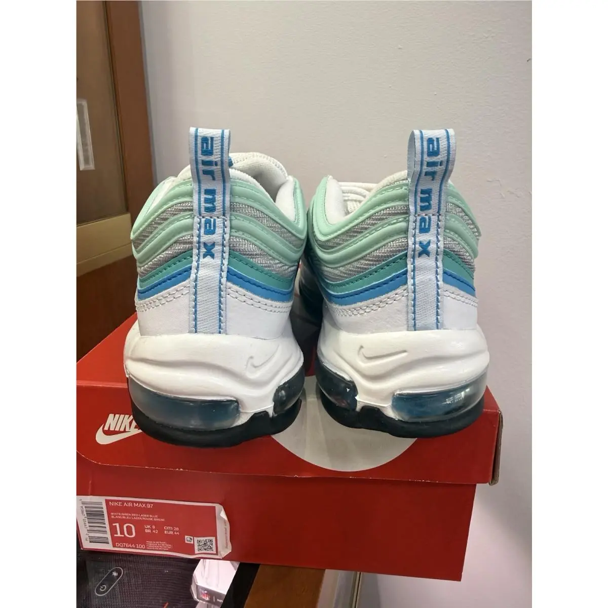 Nike shoes - Nike Air Max 97 - Air Max - DQ7644-100 - White Siren Red Laser Blue 2