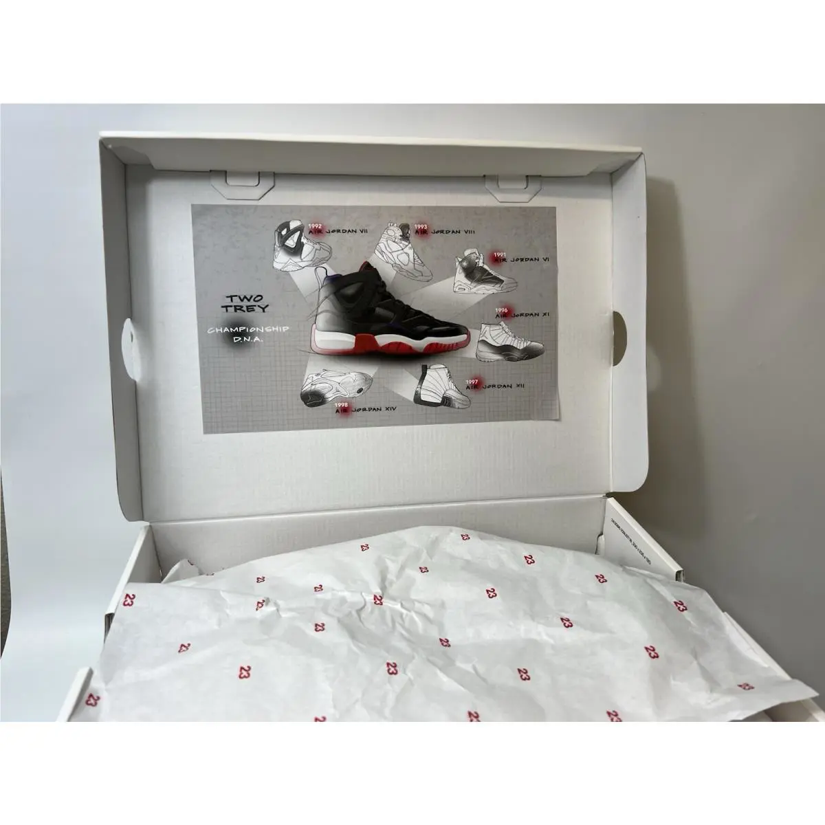 Nike shoes - Air Jordan Wmns Jumpman Two Trey - DR9631-001 - Black/Dark Concord/White/True Red 8