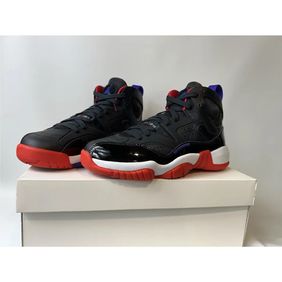 Nike shoes - Air Jordan Wmns Jumpman Two Trey - DR9631-001 - Black/Dark Concord/White/True Red 0