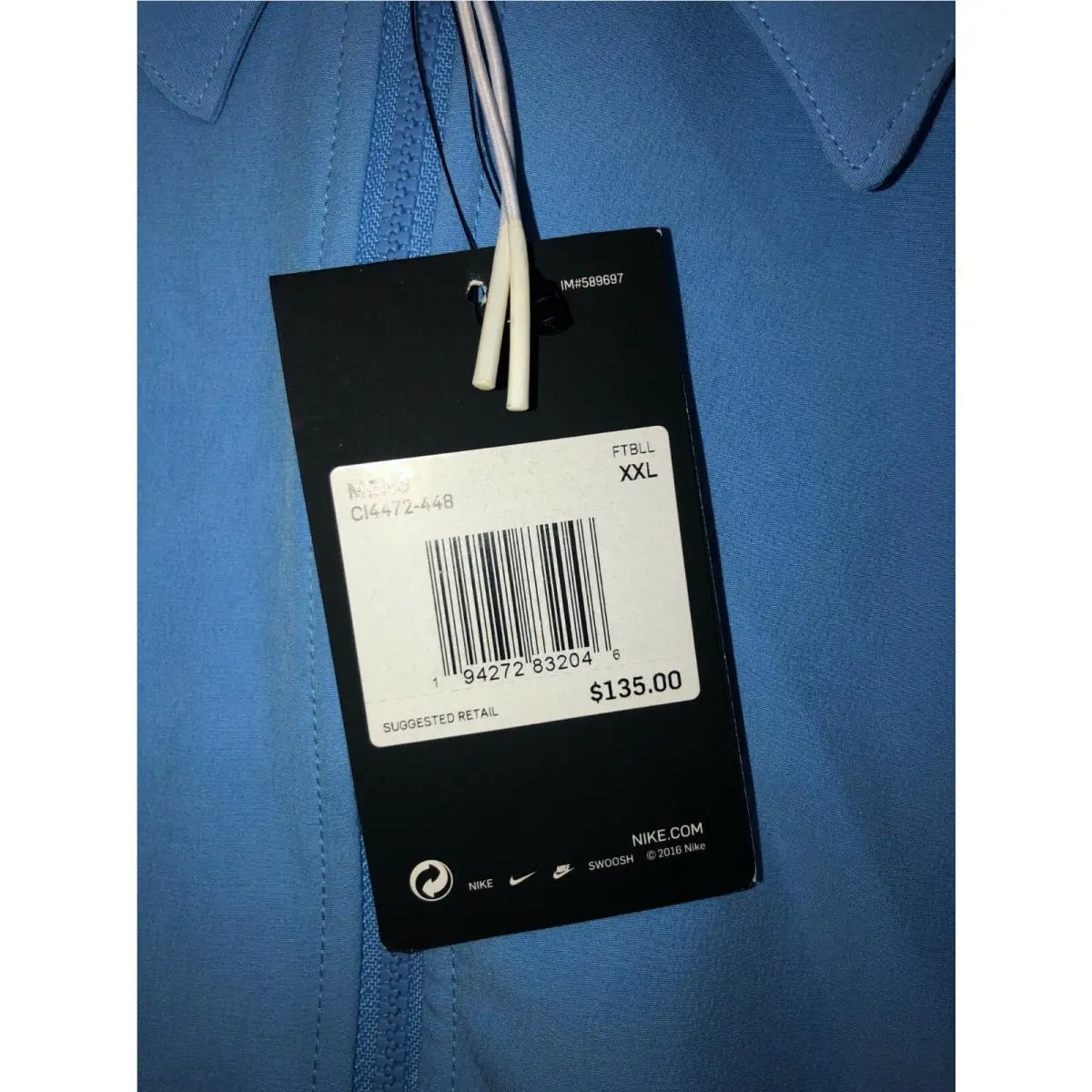 Nike clothing - Blue, Manufacturer: Team Blue 3