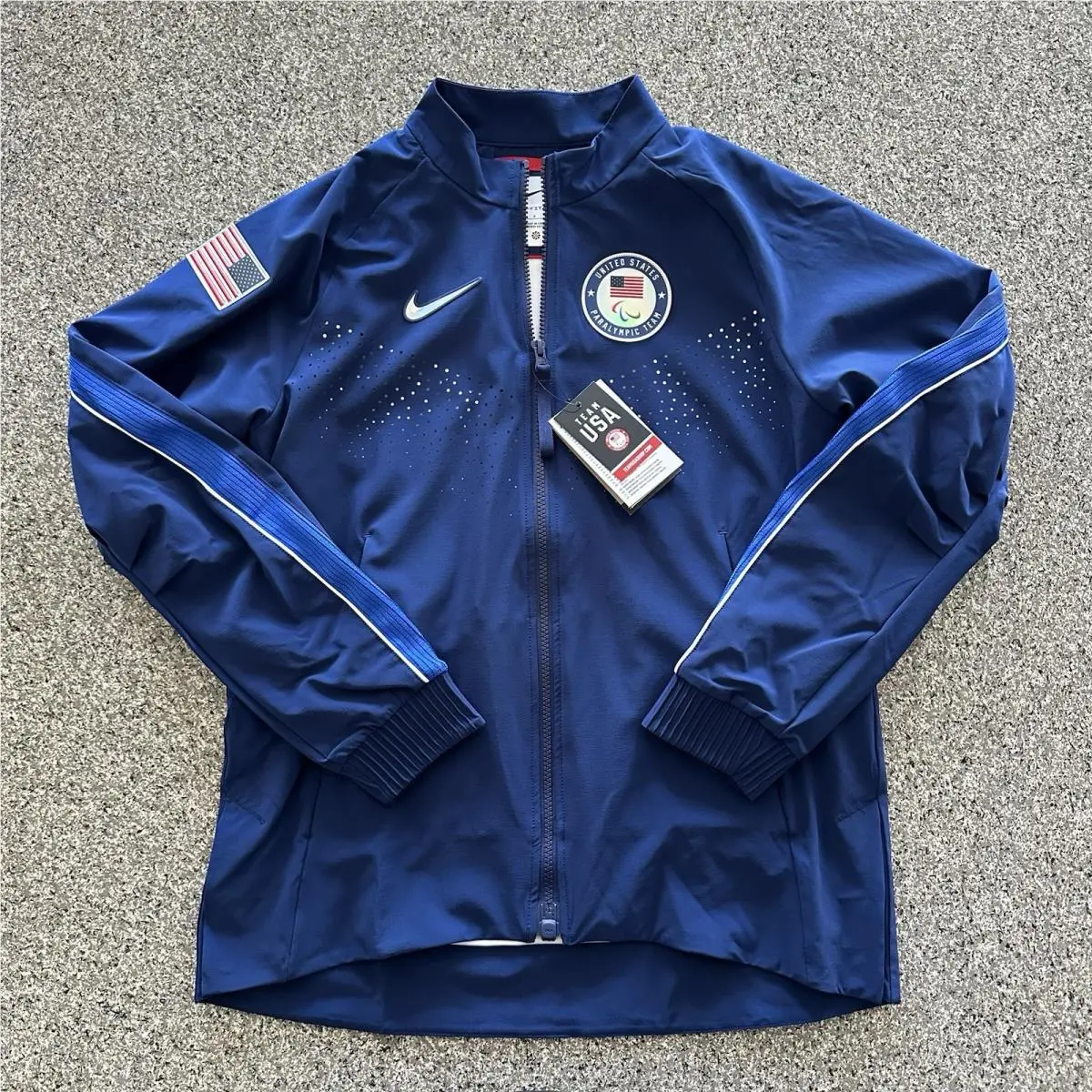Nike Pro Elite Adv Team Usa Paris Paralympics Jacket Women’s Size S DZ3573-492