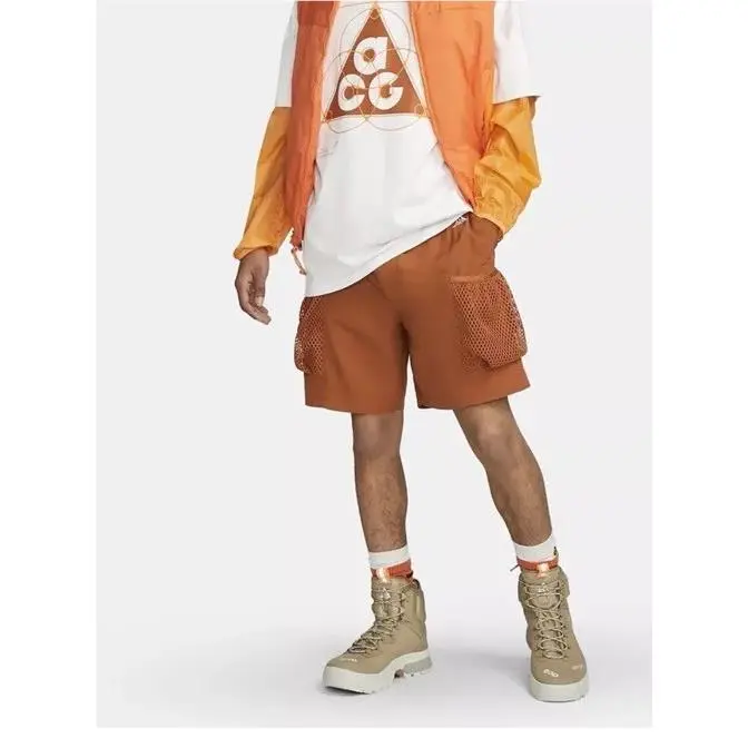 Nike Men’s S Acg “snowgrass” Cargo Shorts Dark Russet Summit DV9405-246