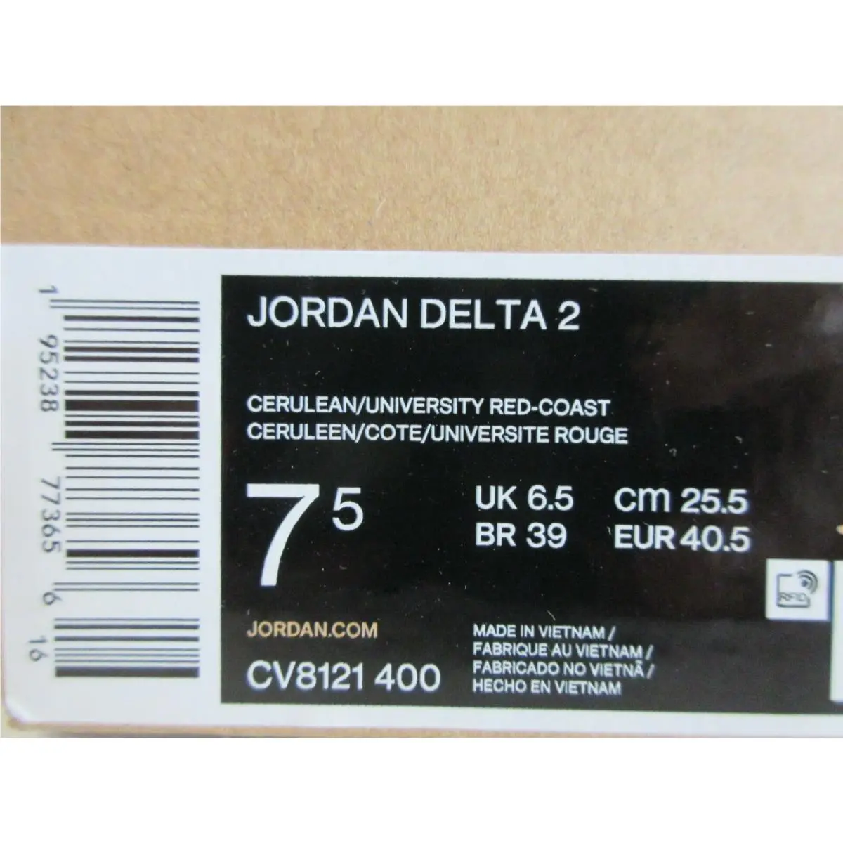 Nike shoes - Jordan Delta 2 - Delta - CV8121 400 - Blue (UPC: 195238773656) 3