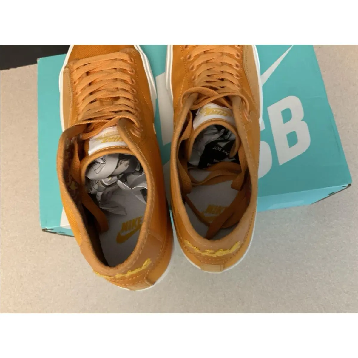 Nike shoes - Nike Blazer - Blazer - Light Curry 4