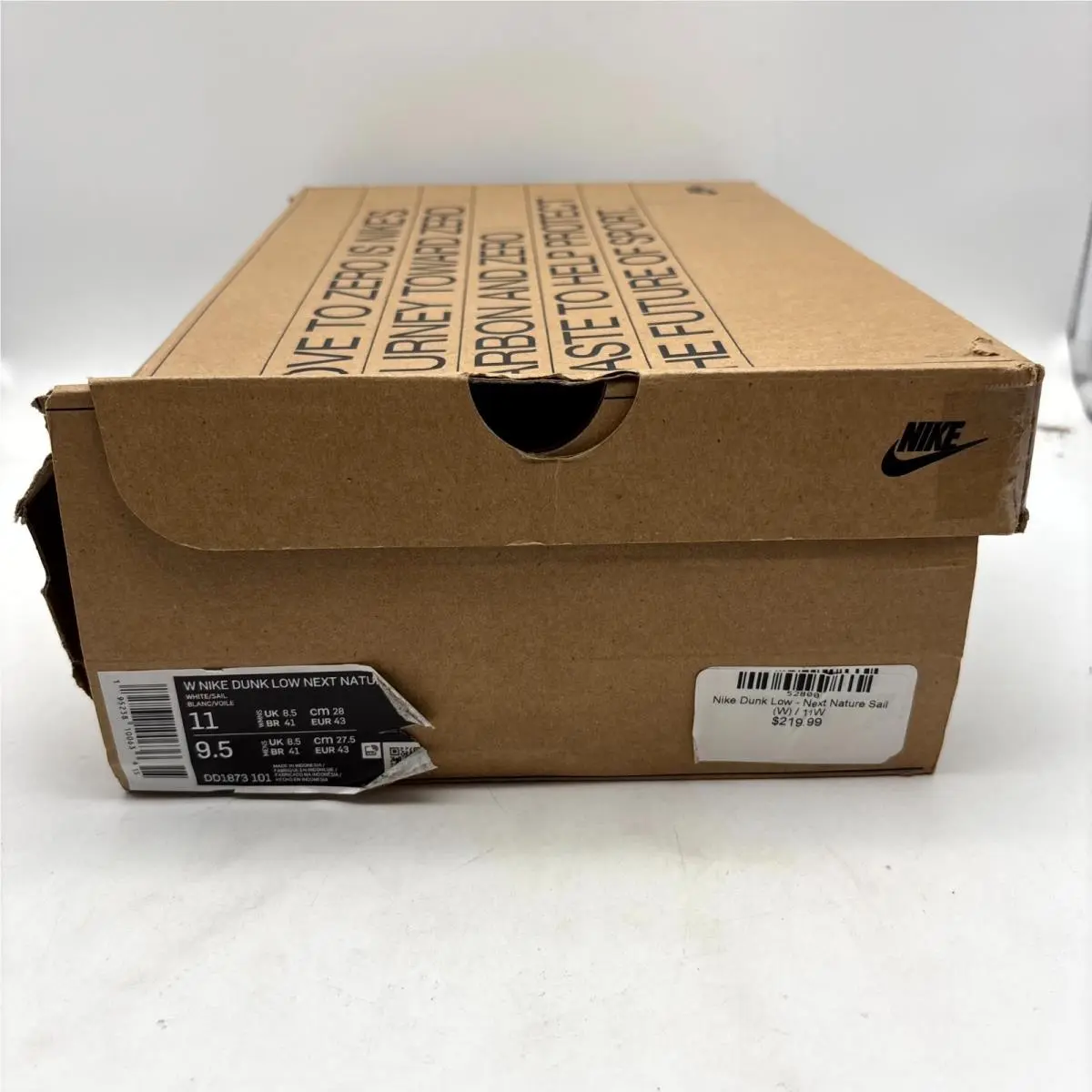 Nike shoes - Nike Dunk Low Next Nature DD1873-101 - DD1873-101 - White Sail (UPC: 195238100636) 6