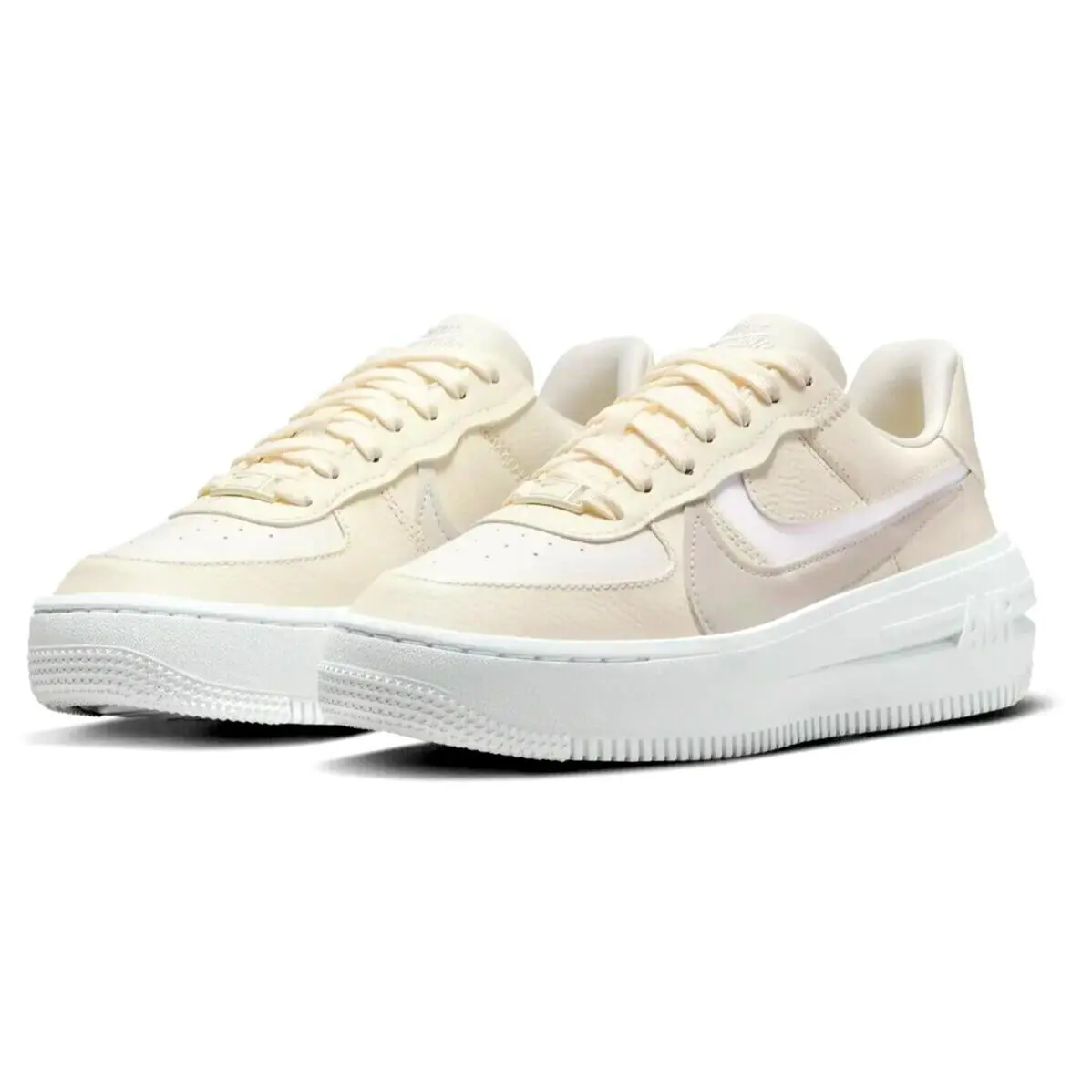 Nike Air Force 1 Plt.af.orm Womens Size 11.5 Shoes DJ9946 107 Pale Ivory - Multicolor